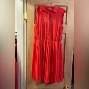 American Eagle pleated knee length summer dress